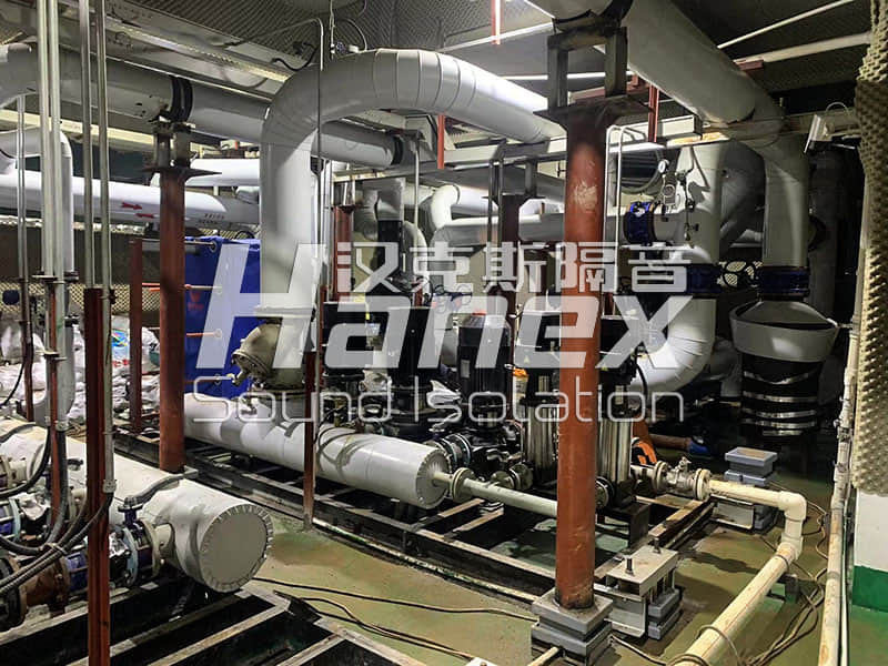 濟寧歐隆盛源南、北換熱站噪音振動治理項目