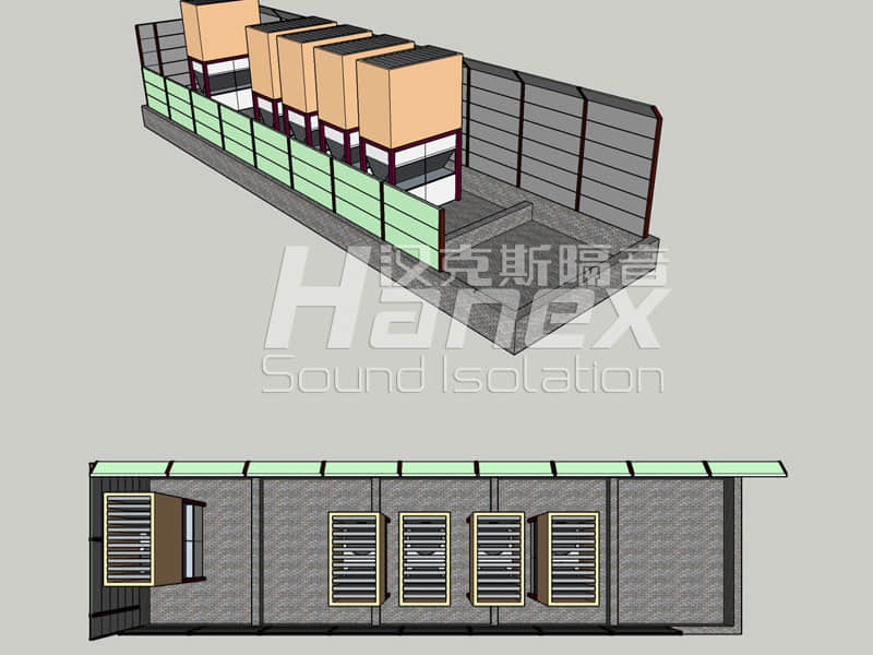 屋頂VRV空調主機降噪設計案例-杭州西湖漢庭酒店